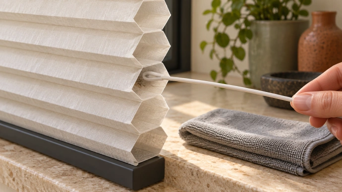 Dislodging adhered debris and spot-cleaning stains